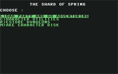 Shard of Spring - Screenshot - Game Select Image