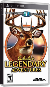 Cabela's Legendary Adventures - Box - 3D Image