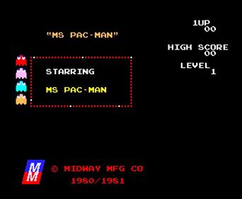 Ms Pacman 500 - Screenshot - Game Title Image