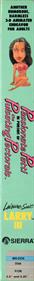 Leisure Suit Larry III: Passionate Patti in Pursuit of the Pulsating Pectorals - Box - Spine Image