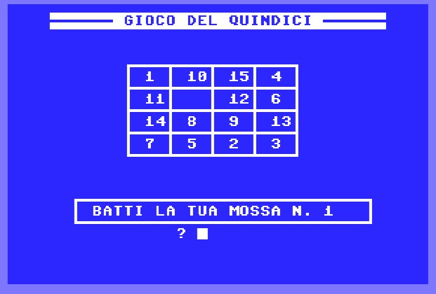 Gioco del Quindici