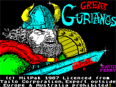Great Gurianos - Screenshot - Game Title Image