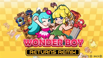 Wonder Boy Returns Remix - Screenshot - Game Title Image