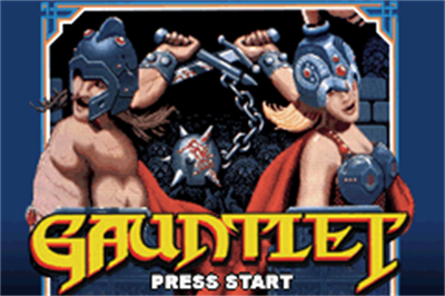 Gauntlet / Rampart - Screenshot - Game Title Image
