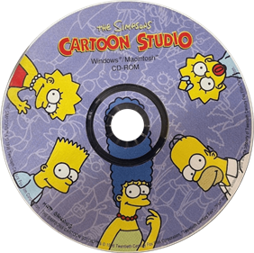 The Simpsons Cartoon Studio - Disc Image