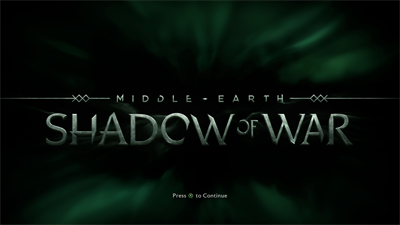 Middle-Earth: Shadow of War - Screenshot - Game Title Image