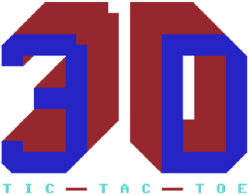 3D Tic-Tac-Toe (COMPUTE! Publications) - Clear Logo Image