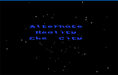 Alternate Reality: The City - Screenshot - Game Title Image