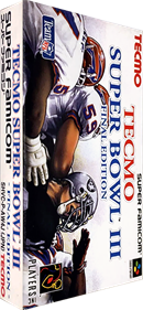 Tecmo Super Bowl III: Final Edition - Box - 3D Image