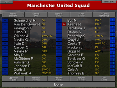 Championship Manager 96/97 - Screenshot - Gameplay Image