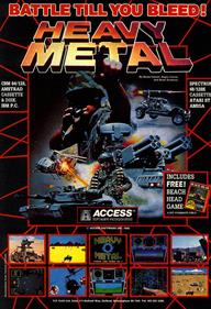Heavy Metal - Advertisement Flyer - Front Image