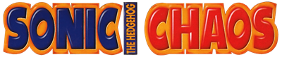 Sonic the Hedgehog Chaos - Clear Logo Image