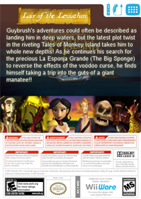 Tales of Monkey Island: Chapter 3: Lair of the Leviathan - Fanart - Box - Back