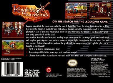 Knights of the Round - Box - Back Image