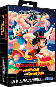 World of Illusion Starring Mickey Mouse and Donald Duck - Box - 3D Image