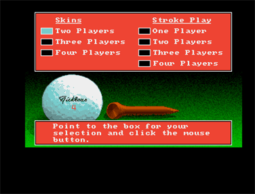 Jack Nicklaus' Greatest 18 Holes of Major Championship Golf - Screenshot - Game Select Image