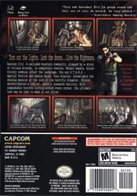 Resident Evil - Box - Back Image