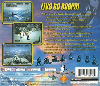 Cool Boarders 2001 - Box - Back Image