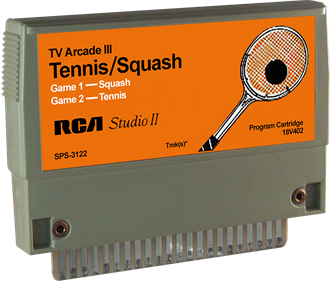 TV Arcade III: Tennis + Squash - Cart - 3D Image