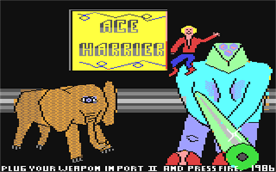 Ace Harrier - Screenshot - Game Title Image