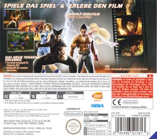 Tekken 3D: Prime Edition - Box - Back Image