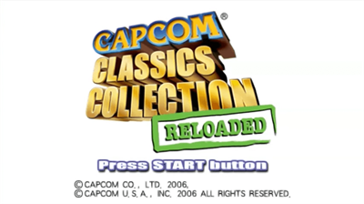 Capcom Classics Collection: Reloaded - Screenshot - Game Title Image