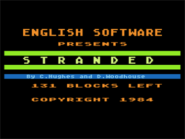 Stranded - Screenshot - Game Title Image