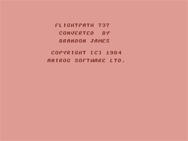 Flight Path 737 - Screenshot - Game Title Image