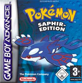 Pokémon Sapphire Version - Box - Front Image
