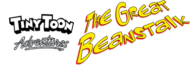 Tiny Toon Adventures: The Great Beanstalk - Clear Logo Image