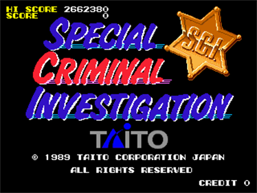 Special Criminal Investigation - Screenshot - Game Title Image