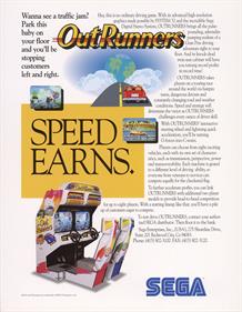 OutRunners - Advertisement Flyer - Front Image