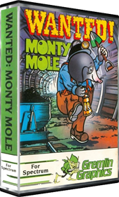 Wanted! Monty Mole - Box - 3D Image
