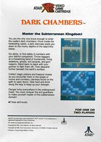 Dark Chambers - Box - Back Image