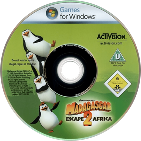 Madagascar: Escape 2 Africa - Disc Image