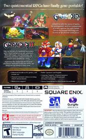 Grandia HD Collection - Box - Back Image