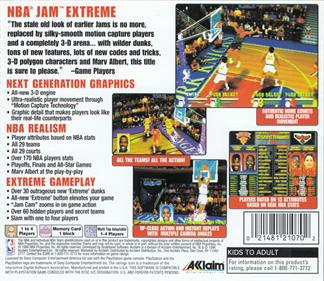 NBA Jam Extreme - Box - Back Image