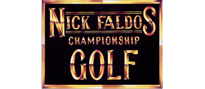 Nick Faldo Championship Golf - Clear Logo Image