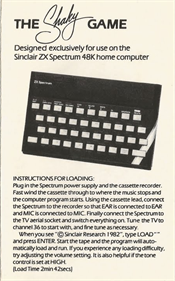 The Shaky Game - Box - Back Image