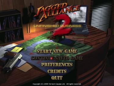 Jagged Alliance 2: Unfinished Business - Screenshot - Game Title Image