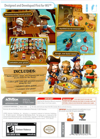 Pirates: Hunt for Blackbeard's Booty - Box - Back Image