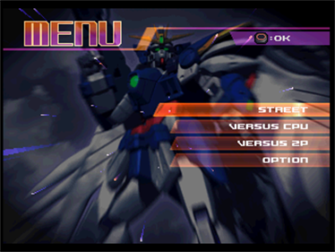 Simple Character 2000 Series Vol. 13: Kidou Senki Gundam W: The Battle - Screenshot - Game Select Image