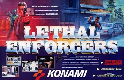 Lethal Enforcers - Advertisement Flyer - Front Image
