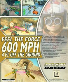 Star Wars Episode I: Racer - Box - Back Image