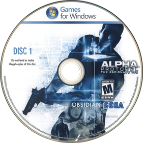 Alpha Protocol - Disc Image