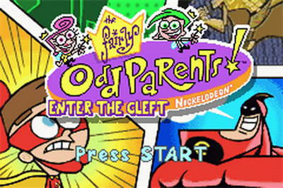 The Fairly OddParents! Enter the Cleft - Screenshot - Game Title Image
