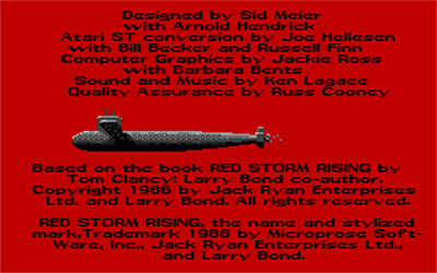Red Storm Rising - Screenshot - Game Title Image