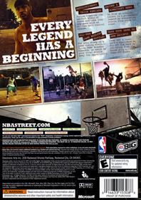 NBA Street Homecourt - Box - Back Image