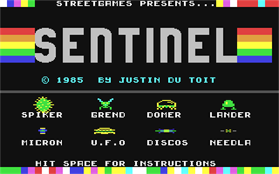 Sentinel (Street Games) - Screenshot - Game Title Image