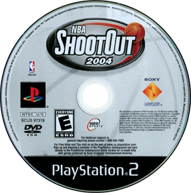 NBA ShootOut 2004 - Disc Image